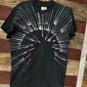 Gildan Black T-Shirt with Radiant Graphic